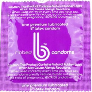 Black Ribbed Condoms Condom Shop - Help Center for LGBT Health & Wellness